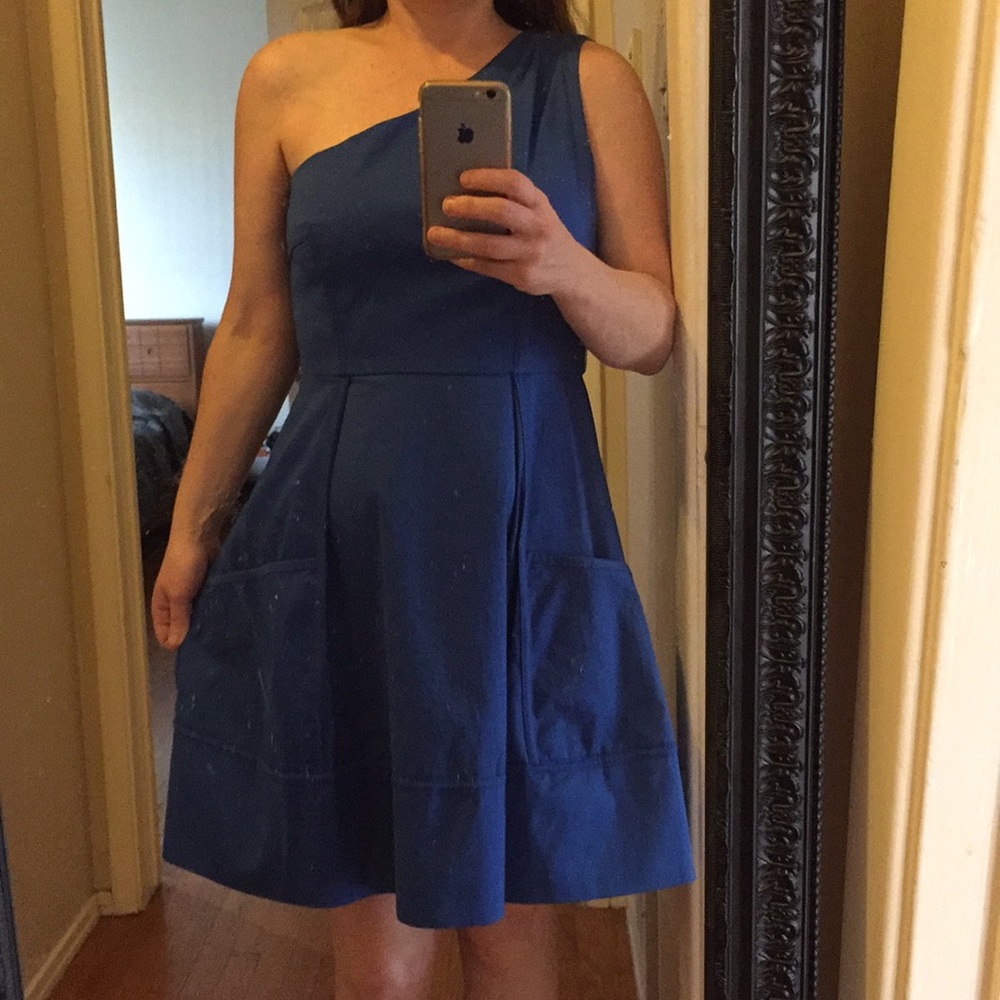 Jessica Simpson stylish blue dress (10)